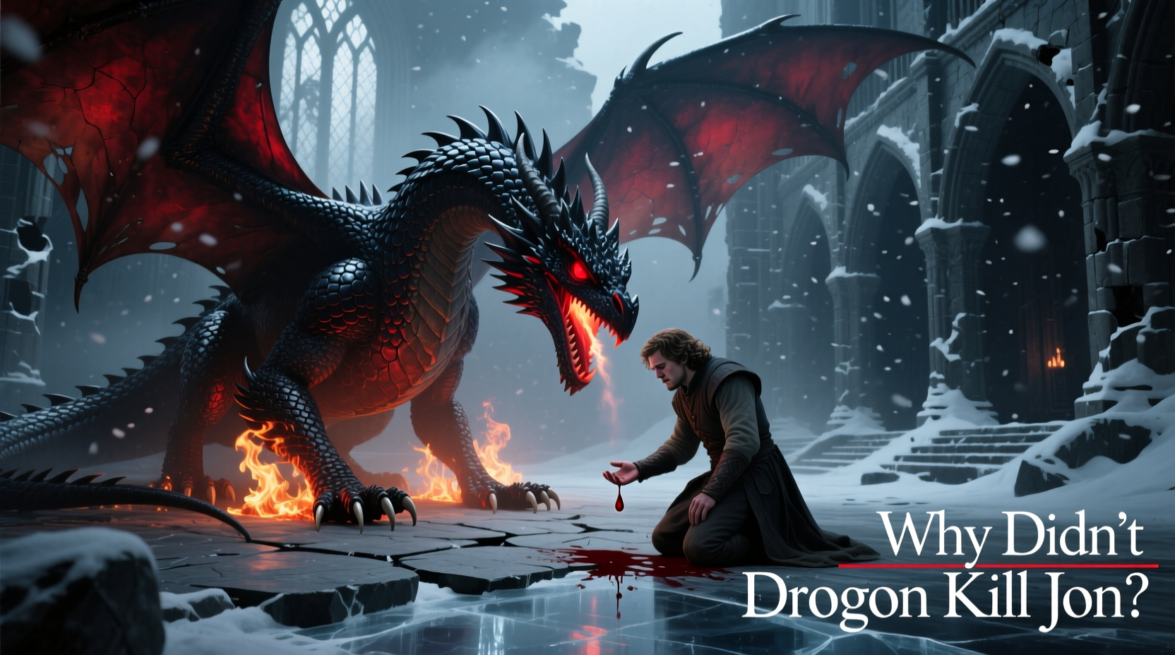 why didnt drogon kill jon snow game of thrones theories