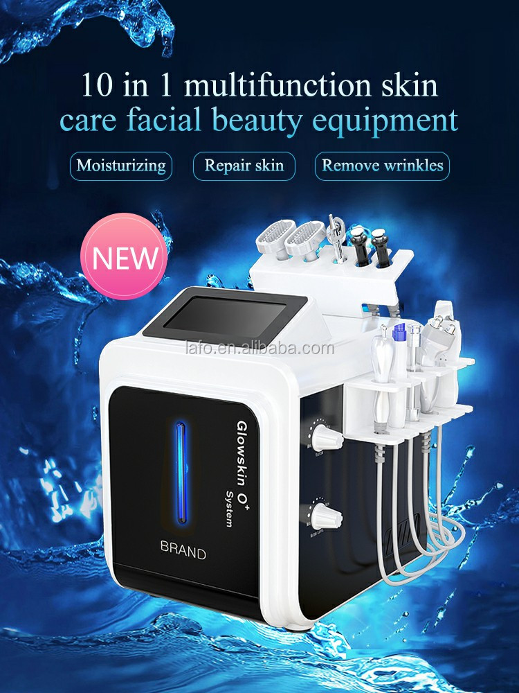 Multifunction 10 in 1 Water Hydra Dermabrasion Skin Rejuvenation Hydra Diamond Microdermabrasion Facial Machine