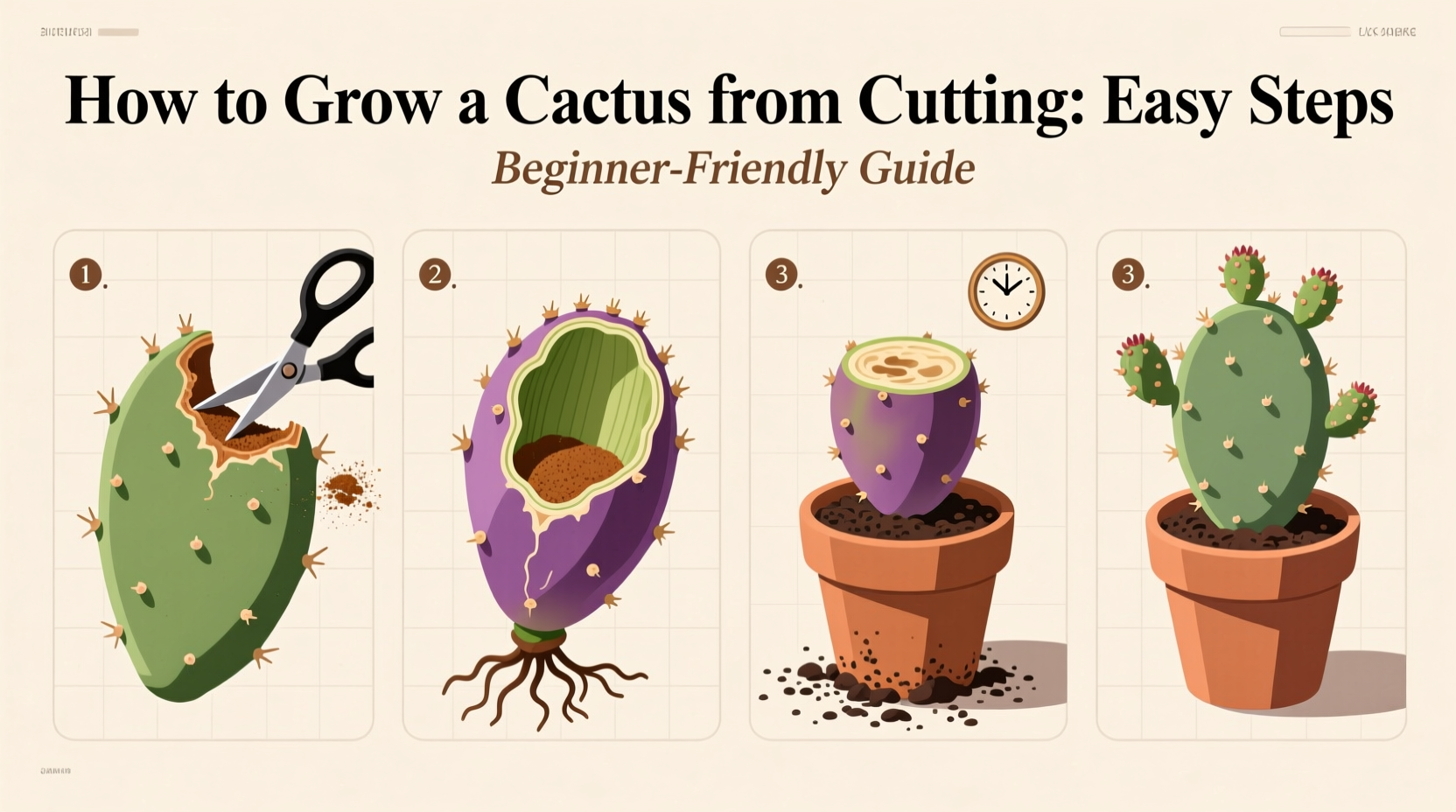 How to Grow a Cactus from Cutting: Easy Steps