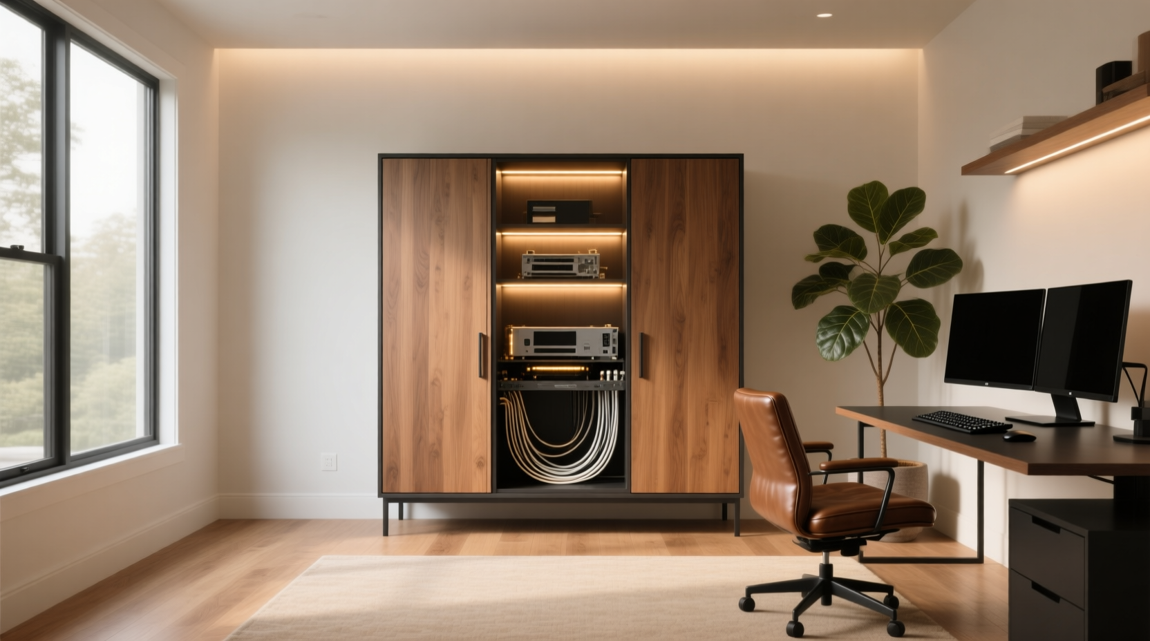 What Is a Computer Cabinet with Doors? Key Features & Buying Guide