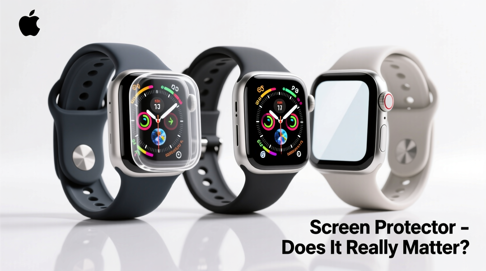 apple watch band vs case does a screen protector really matter