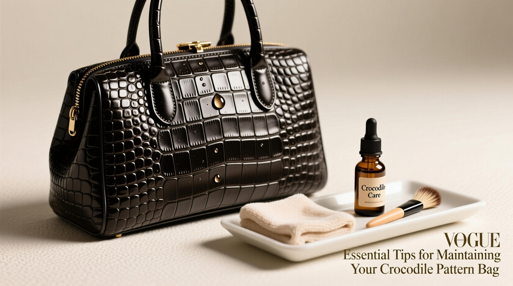 essential tips for maintaining the quality and longevity of your crocodile pattern bag