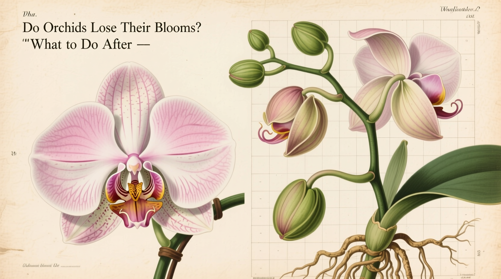 do orchids lose their blooms