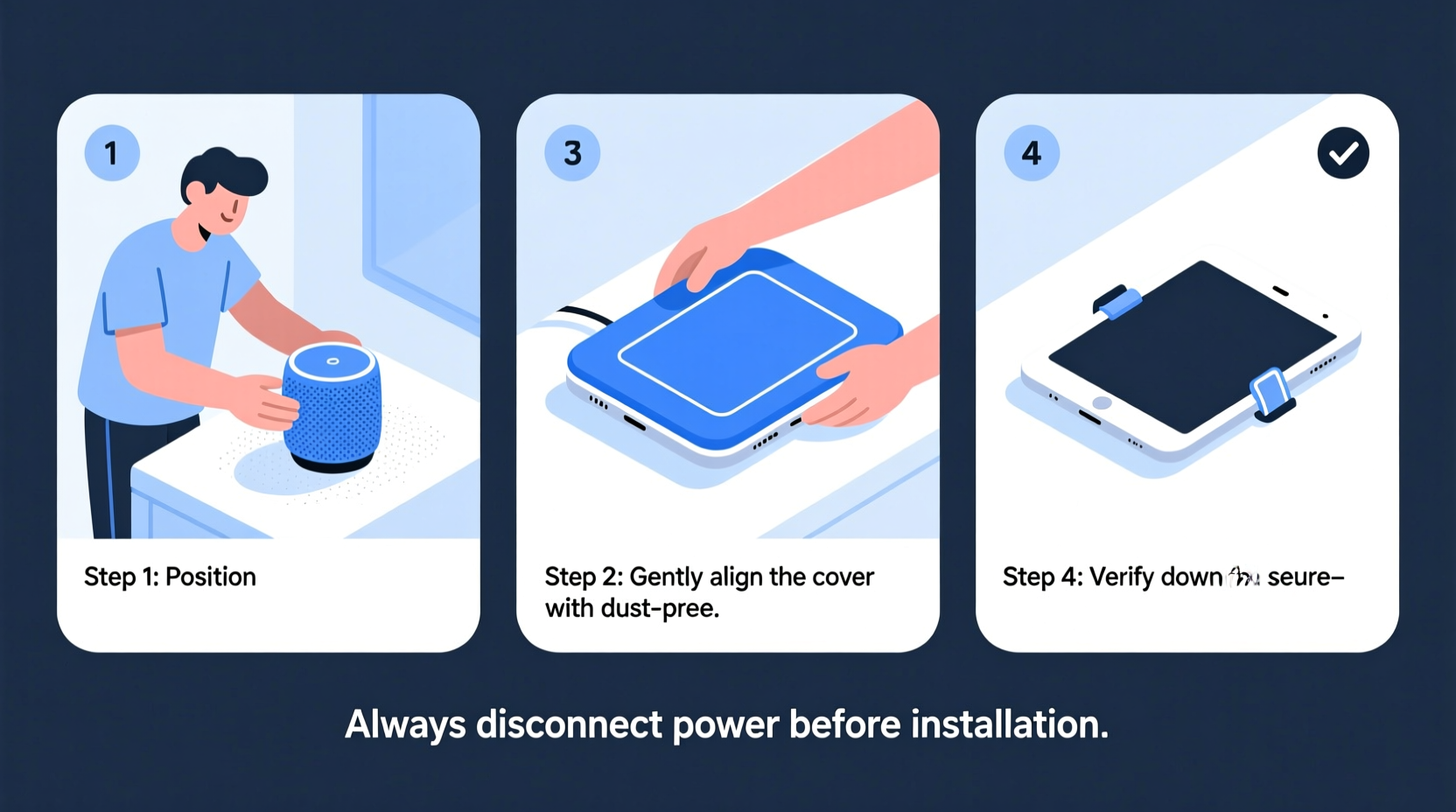 How to Install a Blue Cover Safely: Step-by-Step Guide