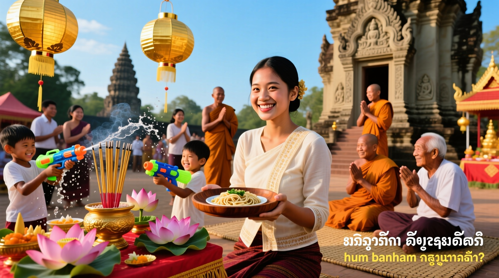 what did you do on khmer new year