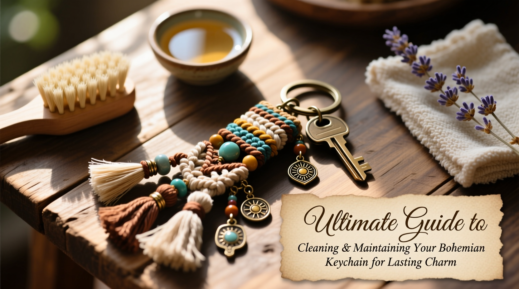 ultimate guide to cleaning and maintaining your bohemian style keychain for lasting charm