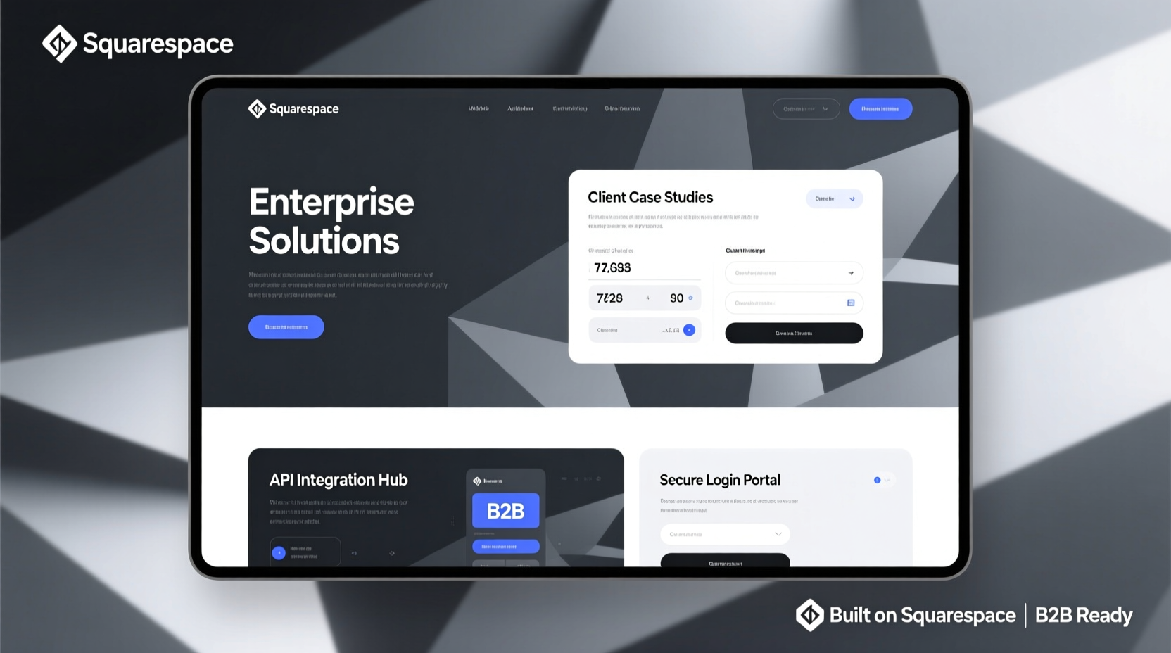 can squarespace be used for a b2b business
