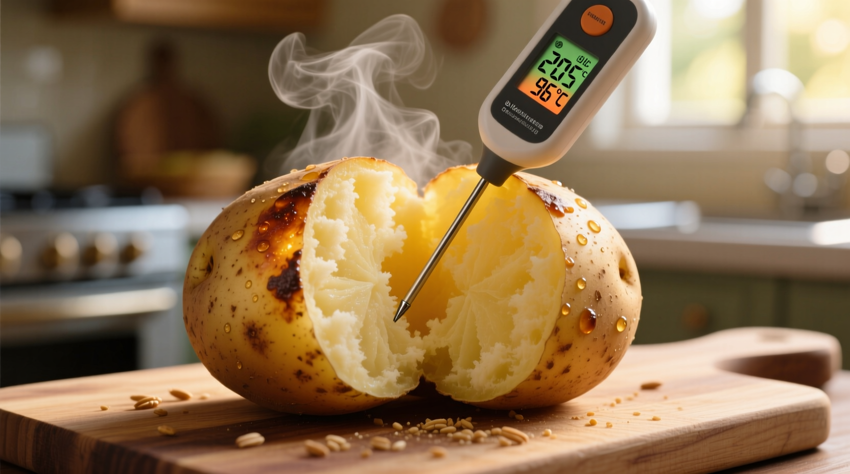 baked potato internal temperature