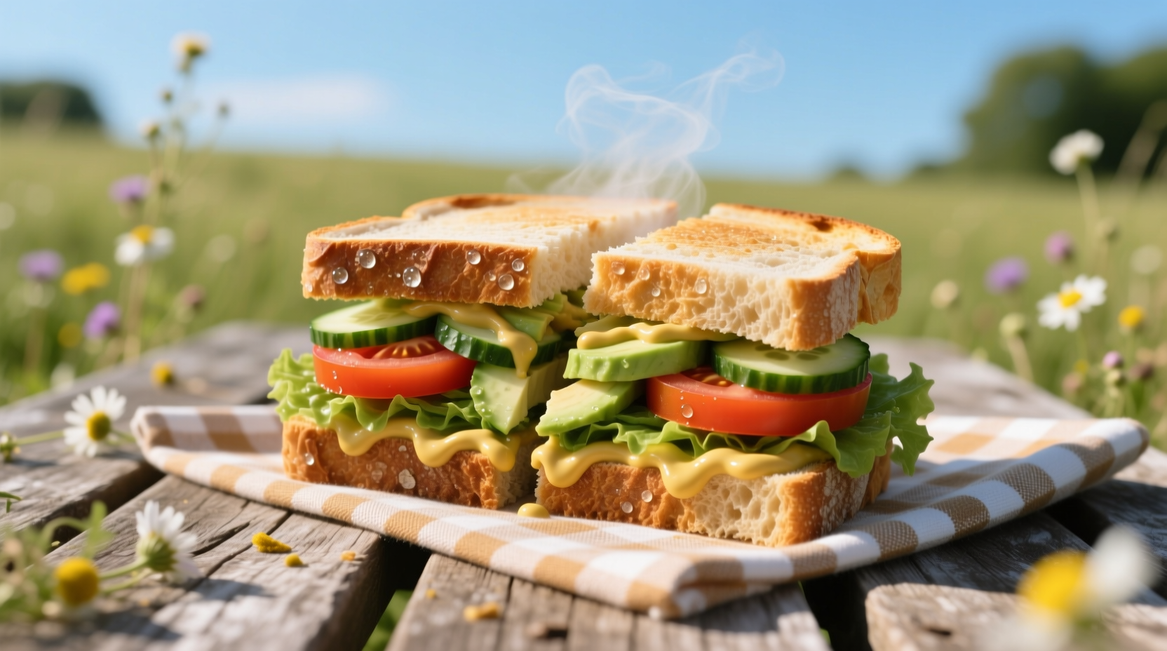 pressed picnic sandwich