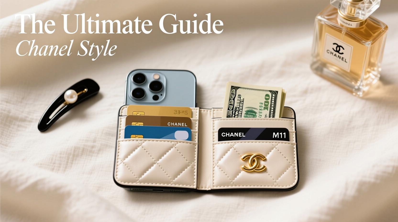 the ultimate guide to accessorizing your iphone with a chic chanel style card holder