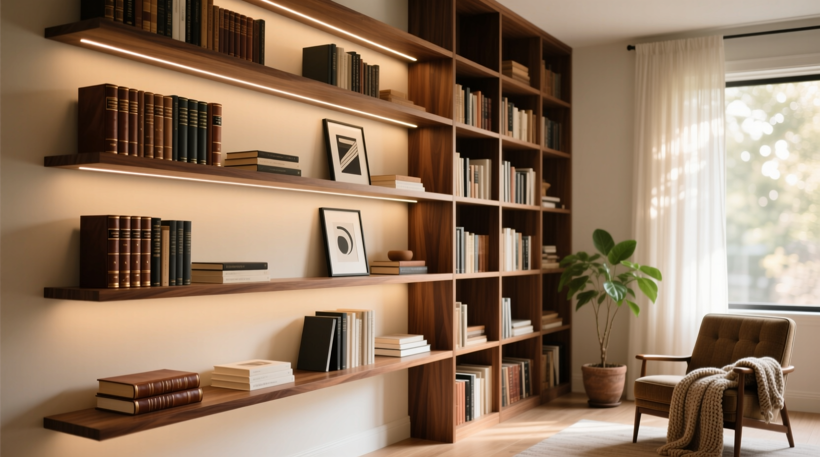 get picture perfect bookshelves