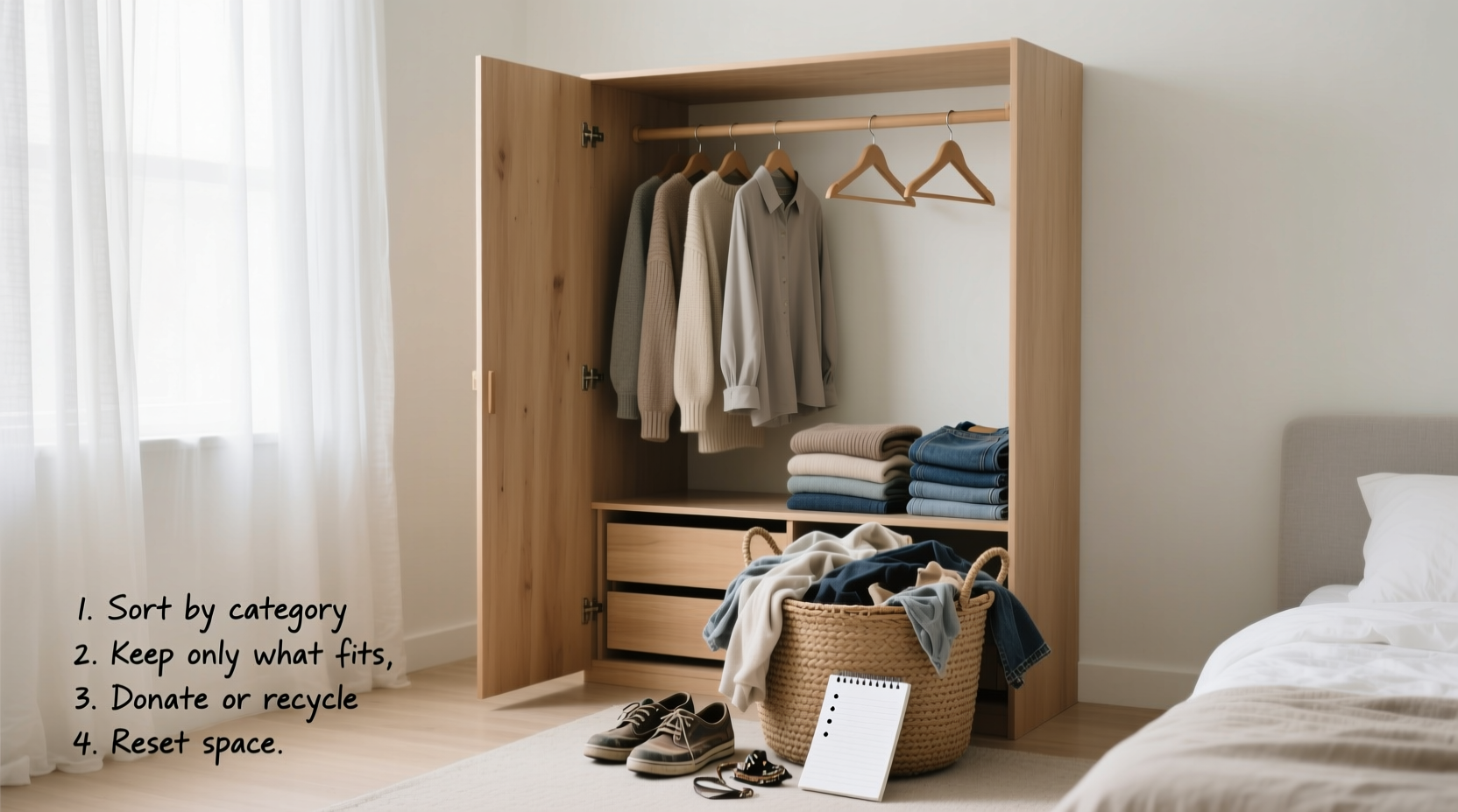 closet purge guidelines