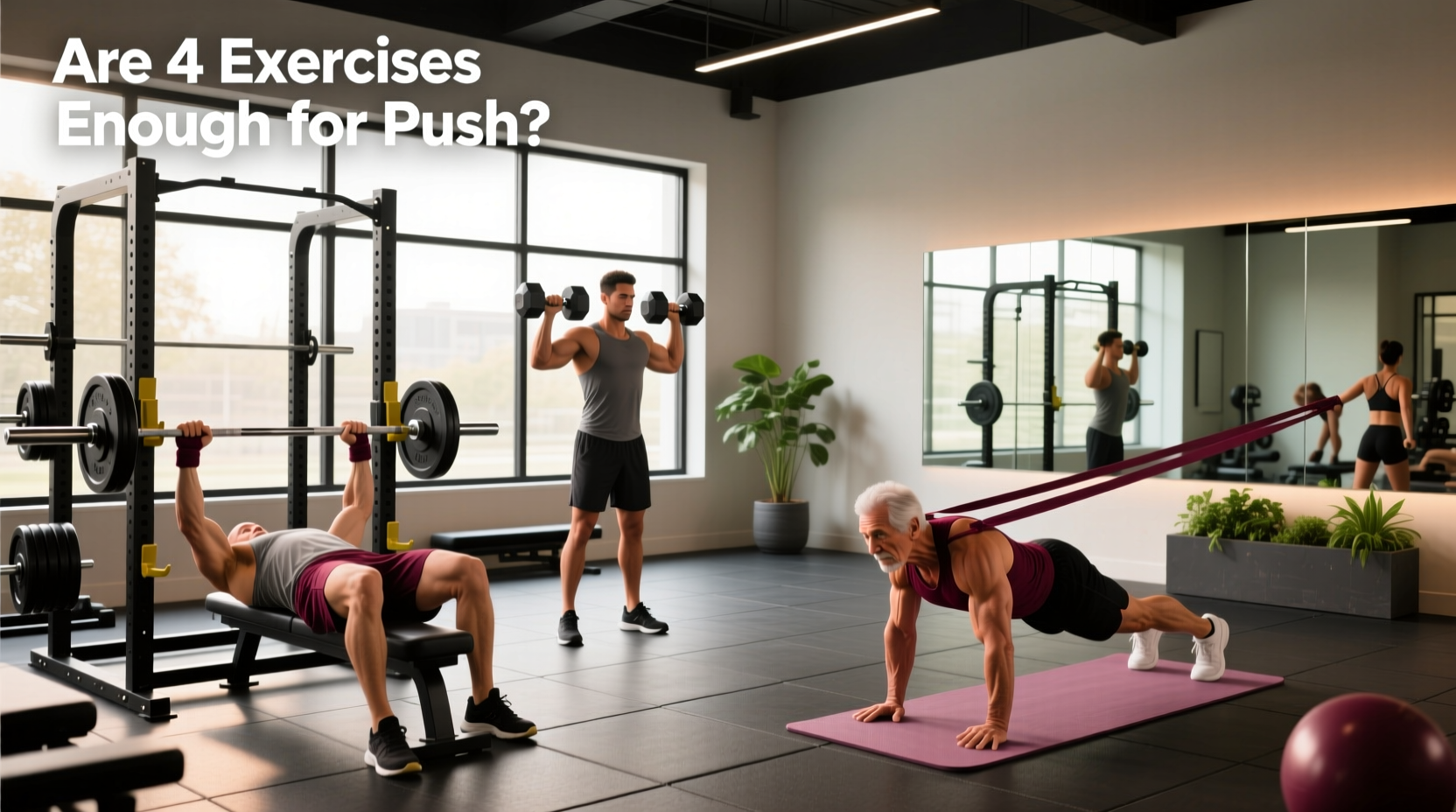 are 4 exercises enough for push day 