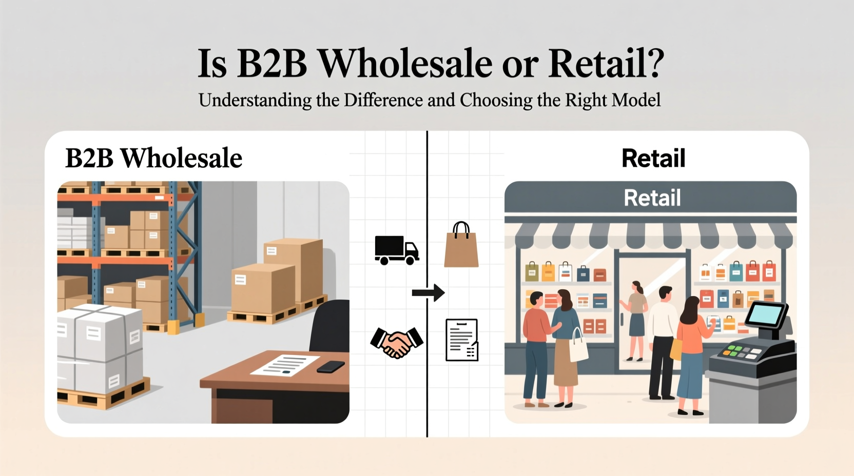 is b2b wholesale or retail