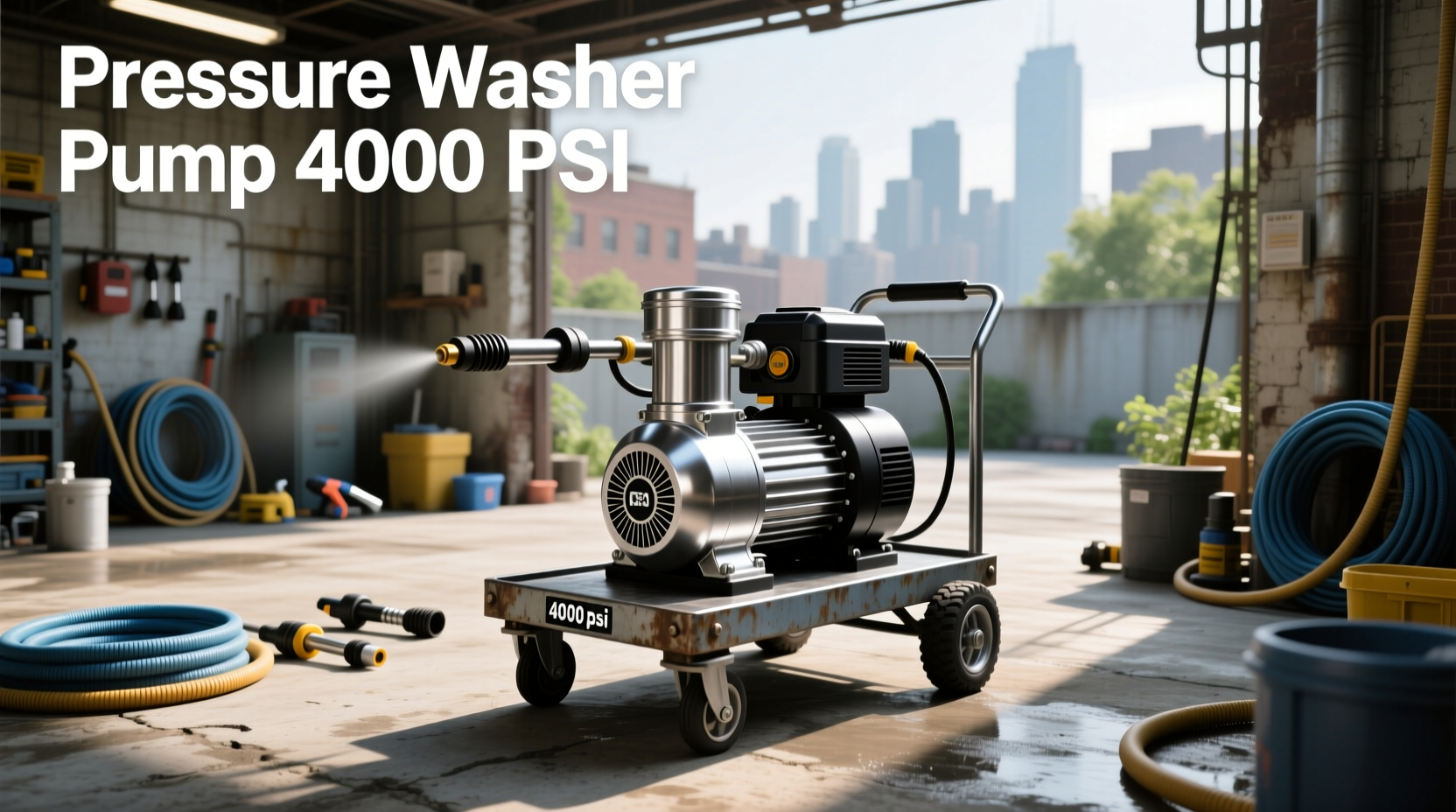 What to Know About 4000 PSI Pressure Washer Pumps