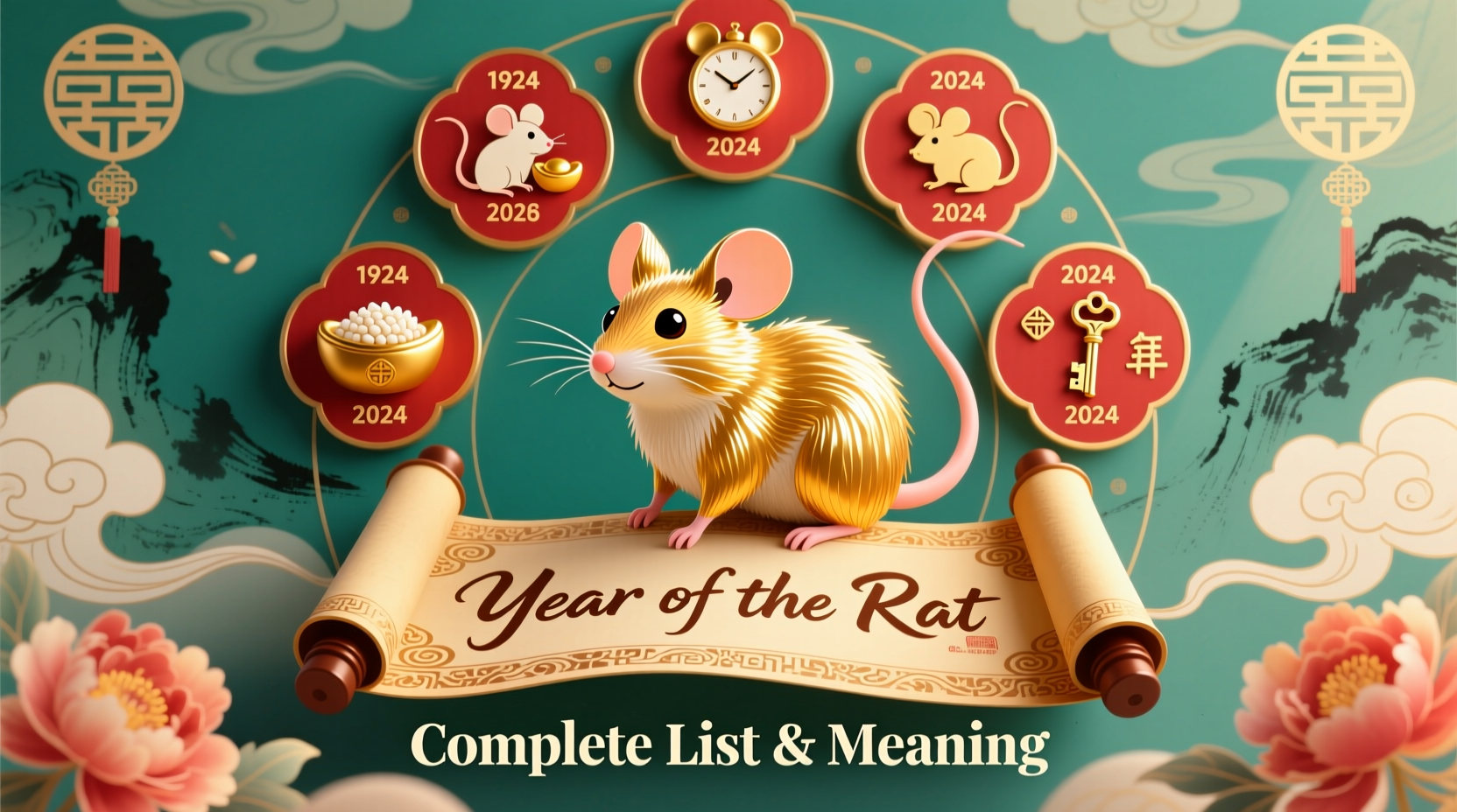 what years are the rat in chinese new year