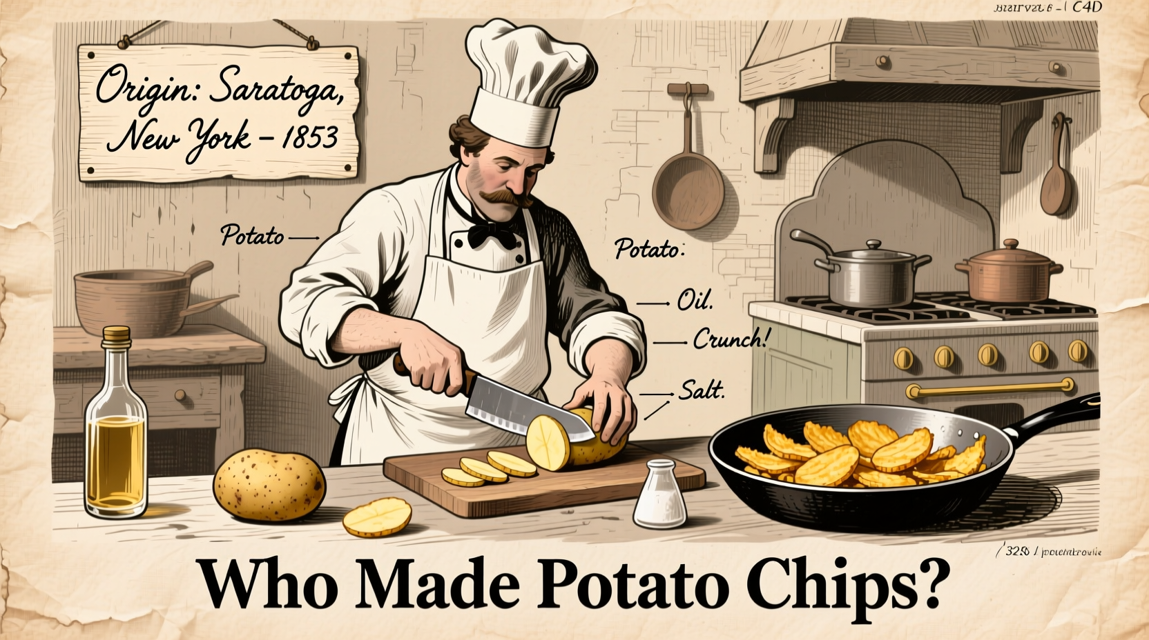 Who Made Potato Chips: The Verified History of George Crum