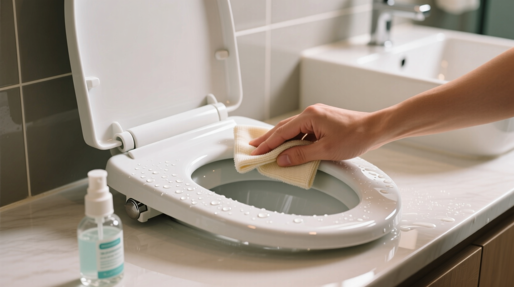 how to clean bidet seats attachments