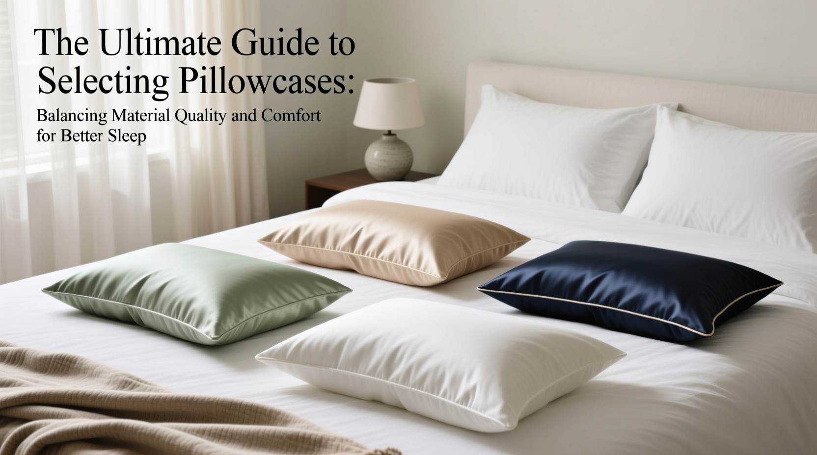 the ultimate guide to selecting pillowcases balancing material quality and comfort for better sleep