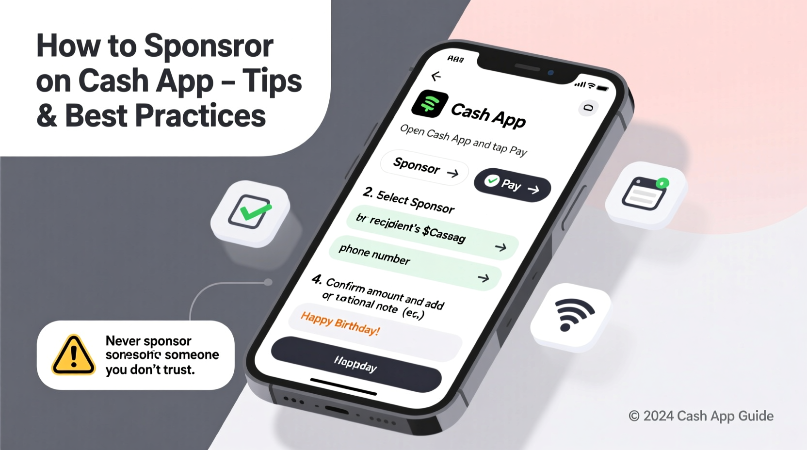 a complete guide to sponsoring someone on cash app step by step tips and best practices