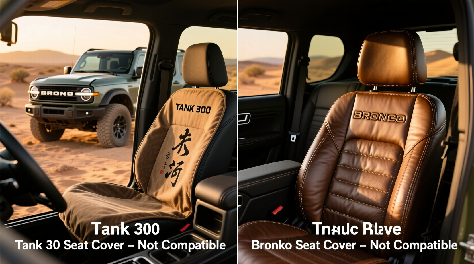 tank 300 vs bronco seat covers