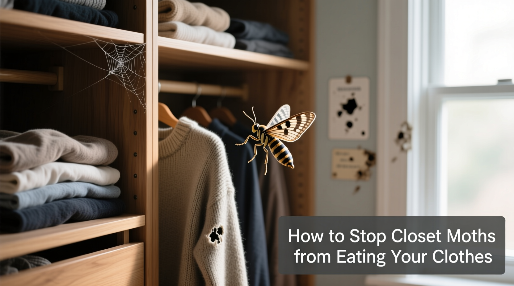 how to stop closet moths from eating your clothes
