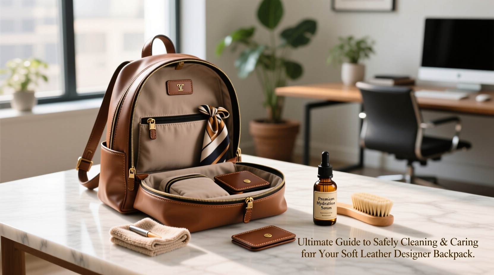 ultimate guide to safely cleaning and caring for your soft leather designer backpack