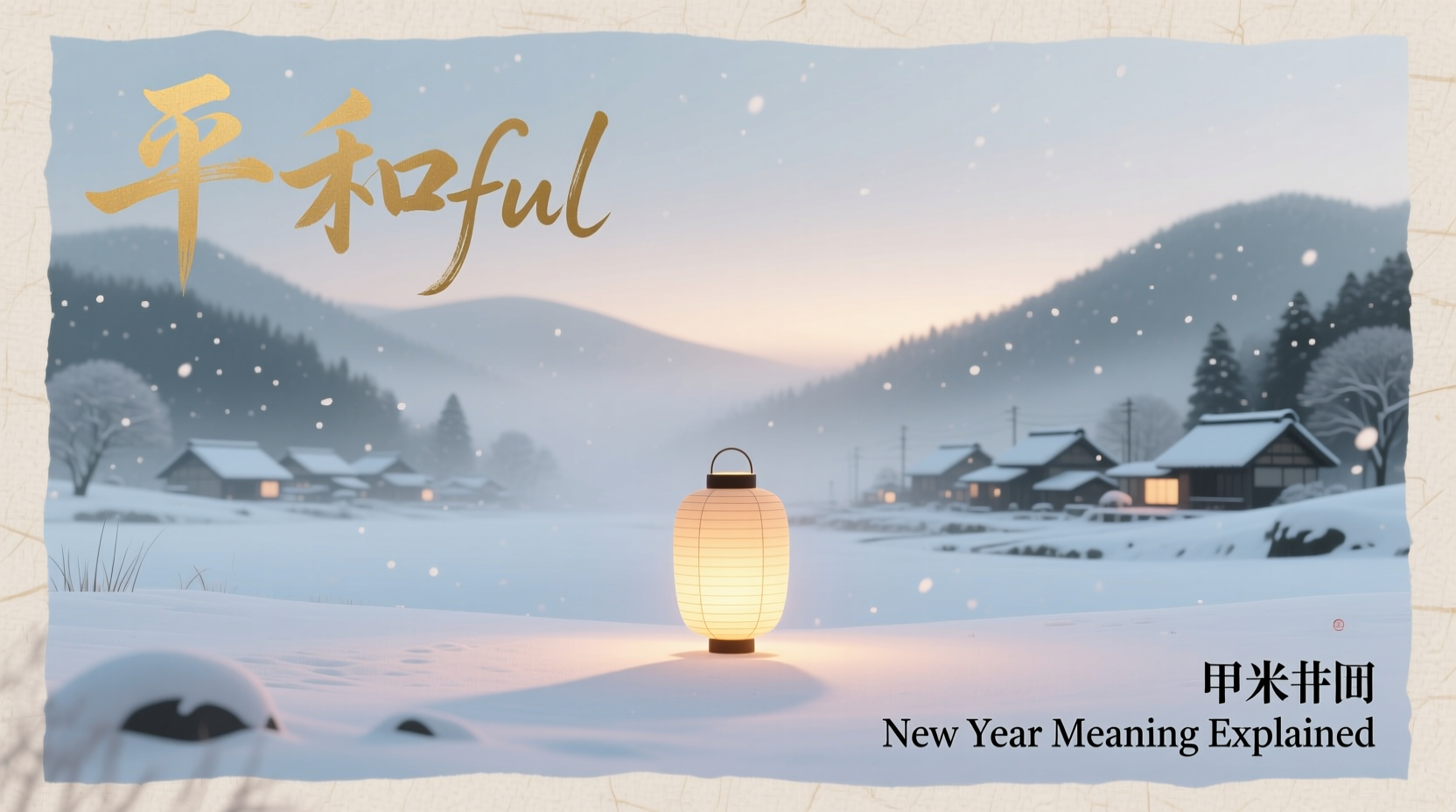 have a peaceful new year meaning