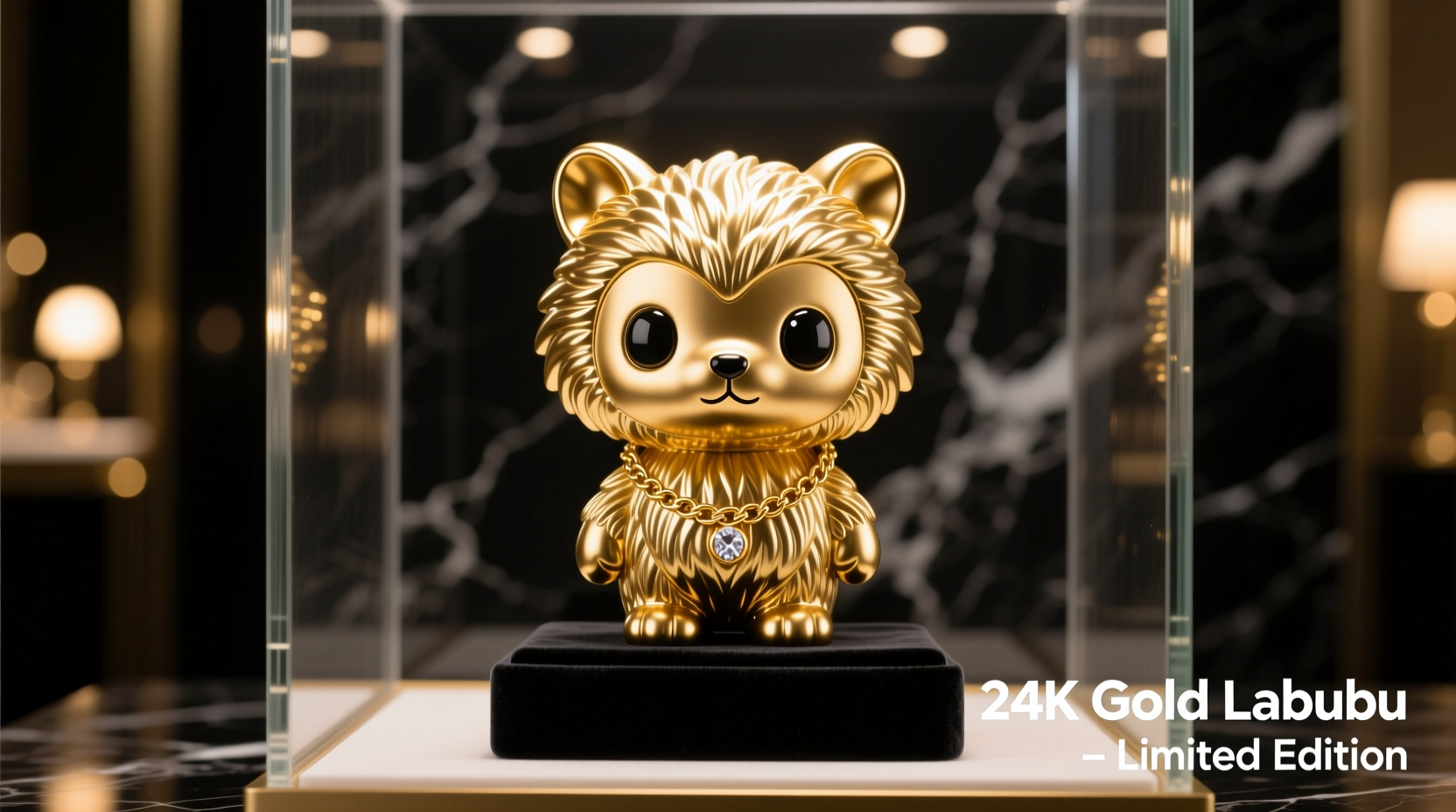 how much does a 24k gold labubu cost