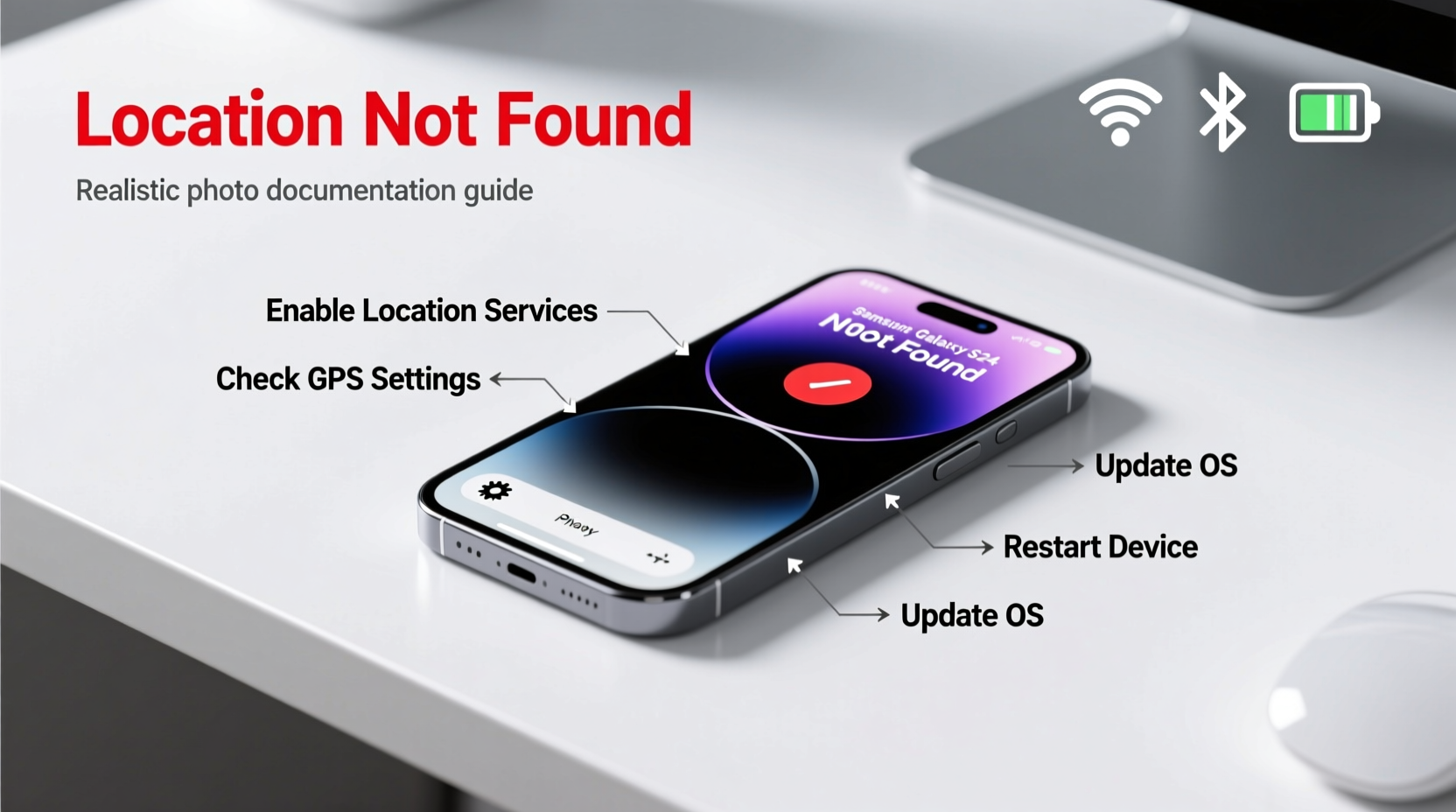 how to troubleshoot and resolve location not found errors on your device