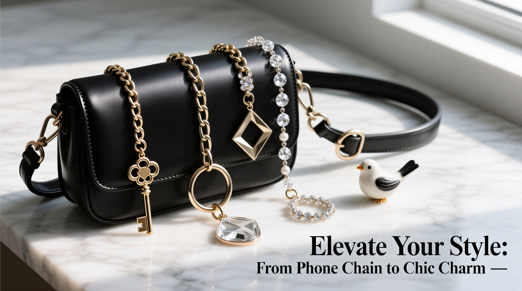 unique and stylish ways to transform your phone chain into a chic bag charm