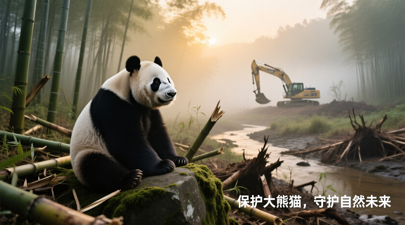 why are giant pandas endangered threats to panda survival 3