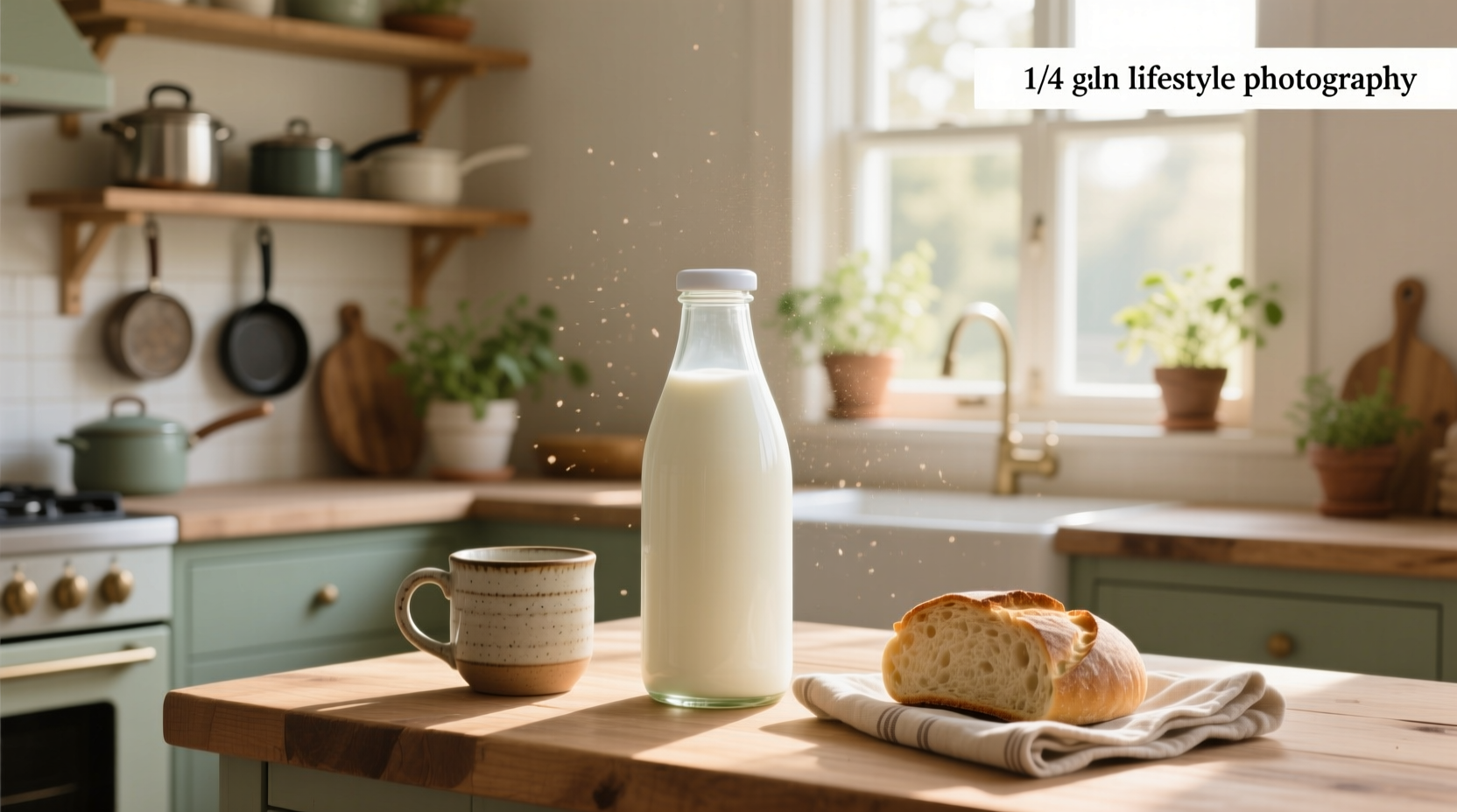 1/4 gallon of milk how much is it when to use