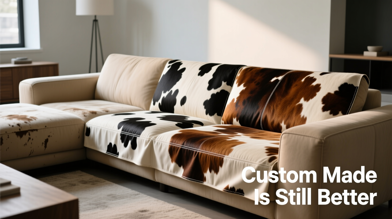 cow print sofa cover vs custom made is the hype real or are custom covers still better