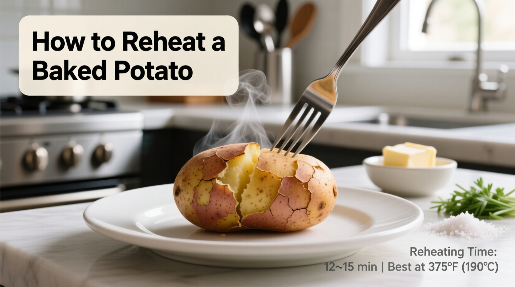 how to reheat baked potato
