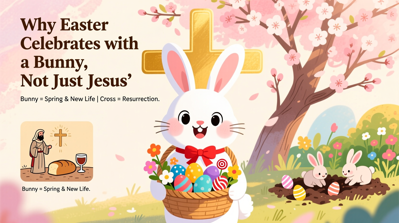 why is easter about a bunny and not jesus
