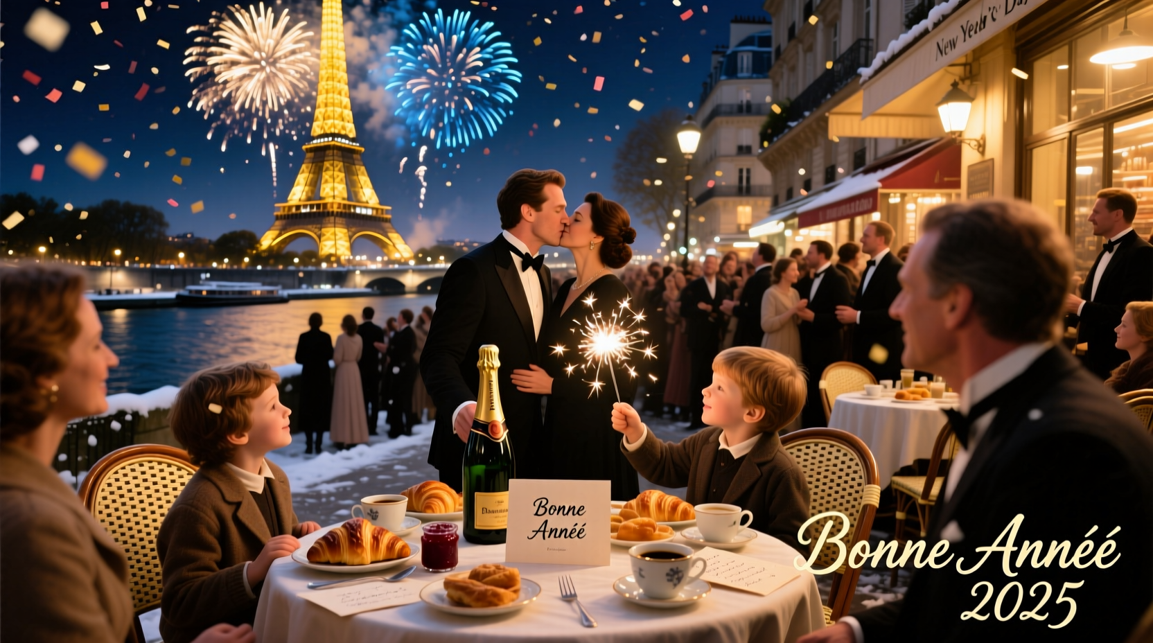 how do the french celebrate new year