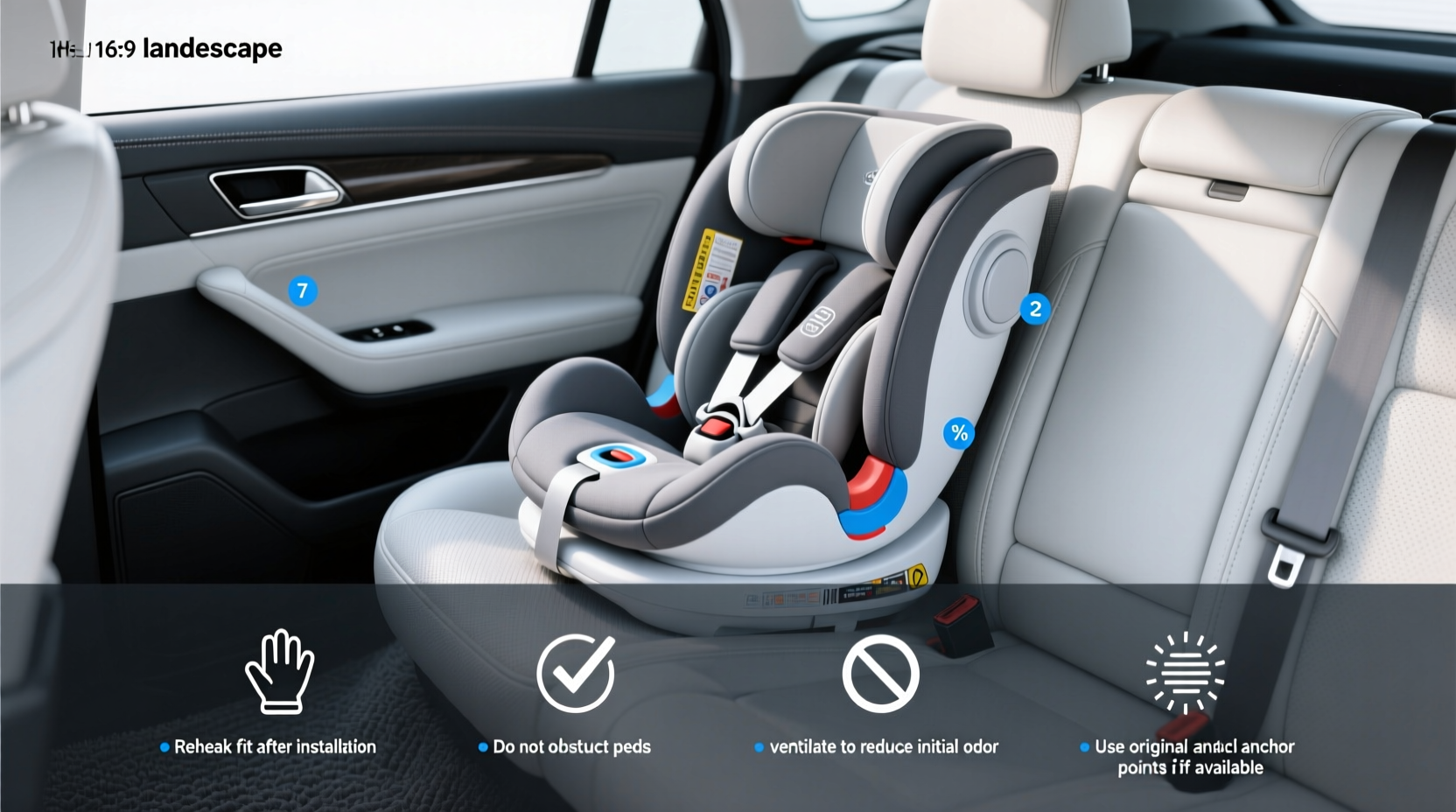 child car seat for bucket seats