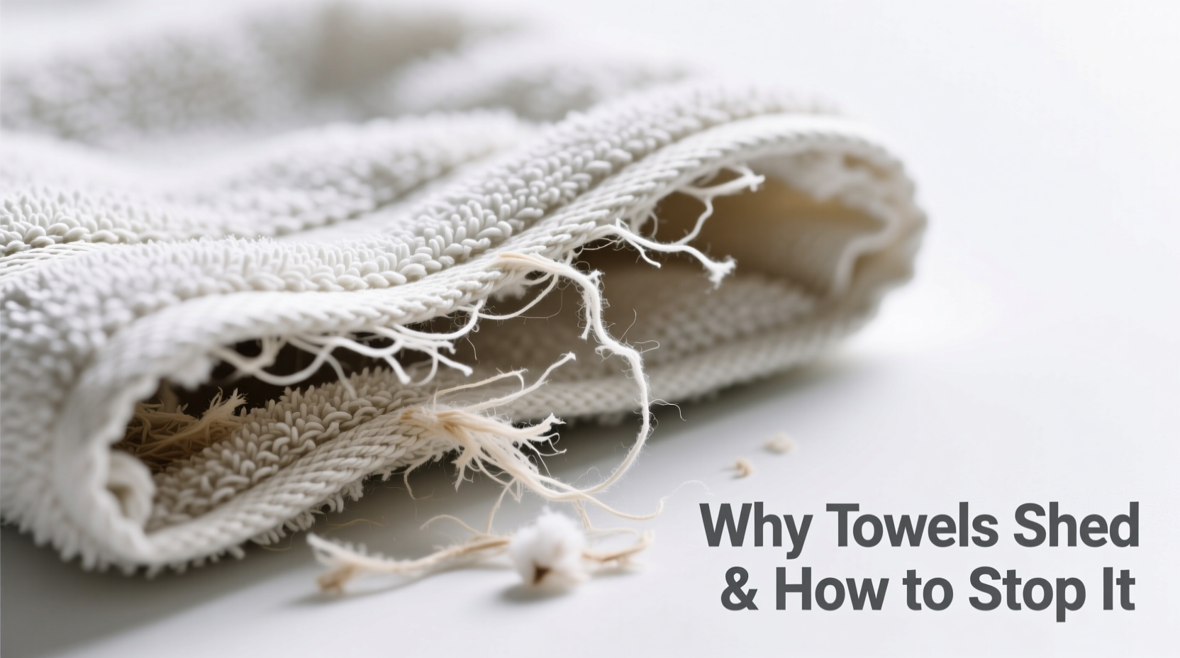 towels shedding why it happens how to stop it