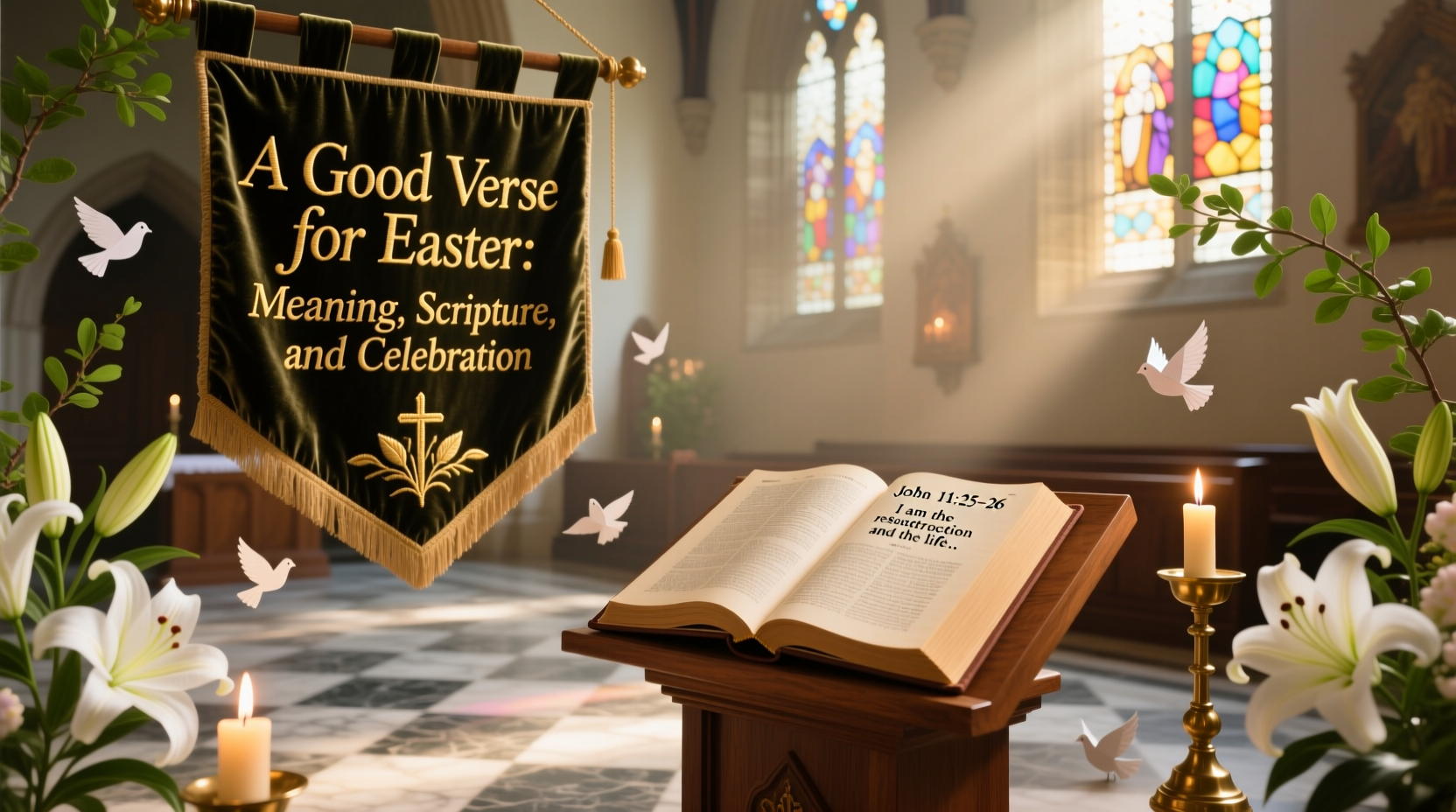 a good verse for easter