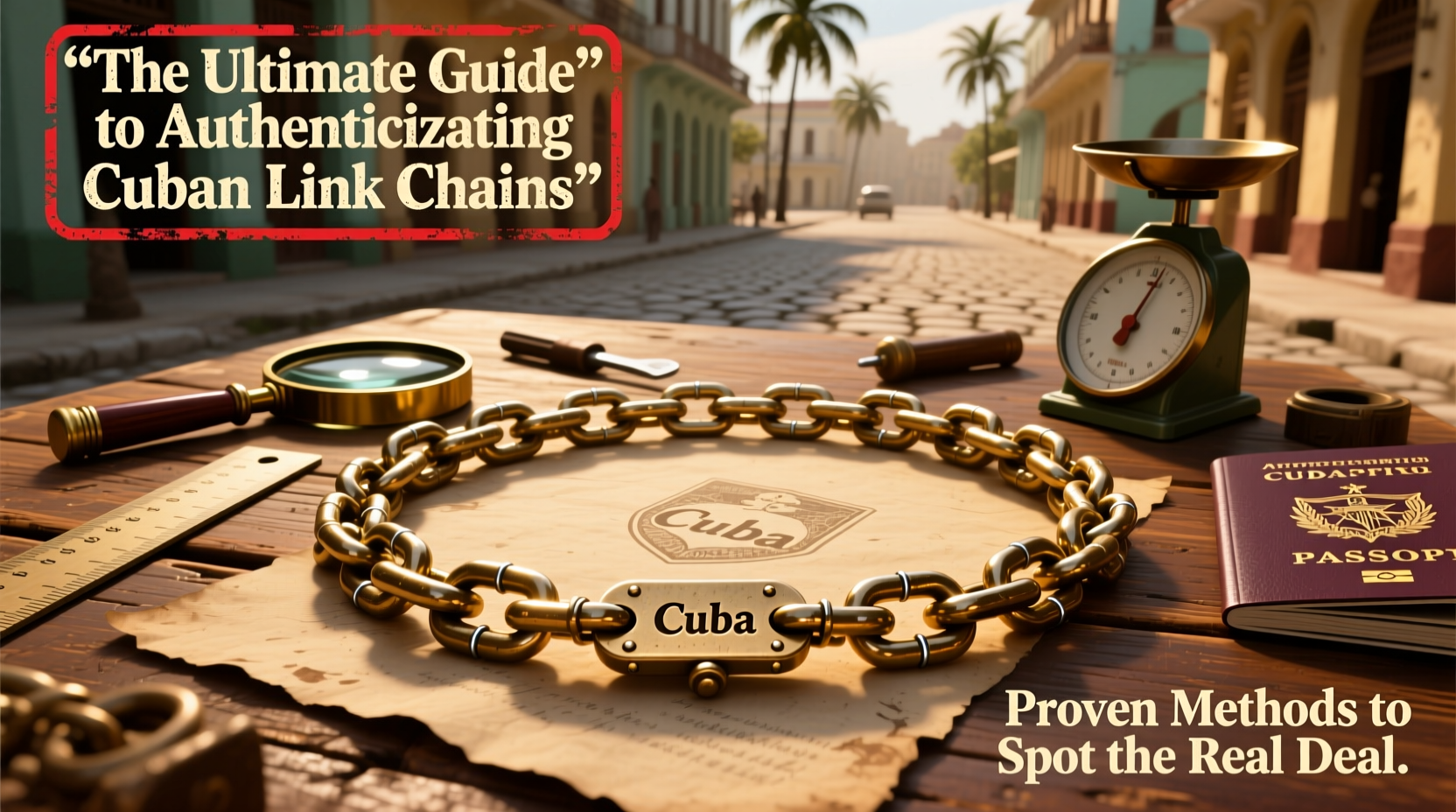 the ultimate guide to authenticating cuban link chains proven methods to spot the real deal