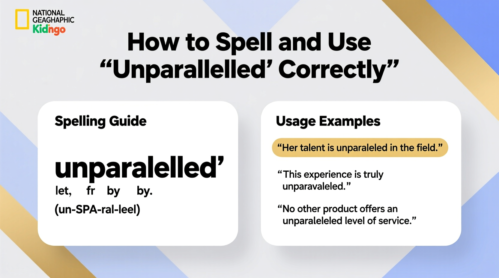 how to spell and use unparalleled correctly a simple guide