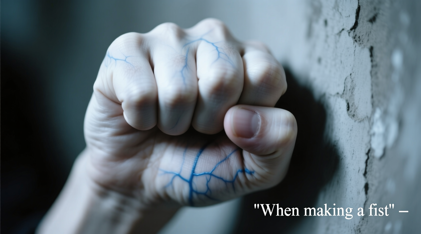 white knuckles when making a fist causes and concerns