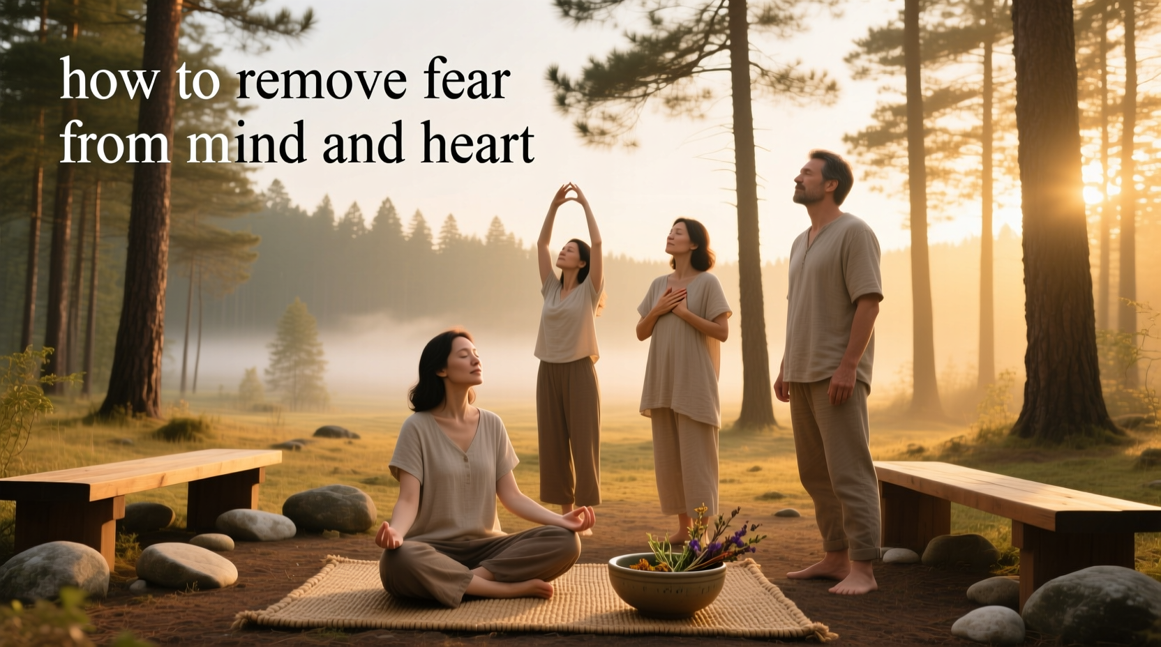 how to remove fear from mind and heart