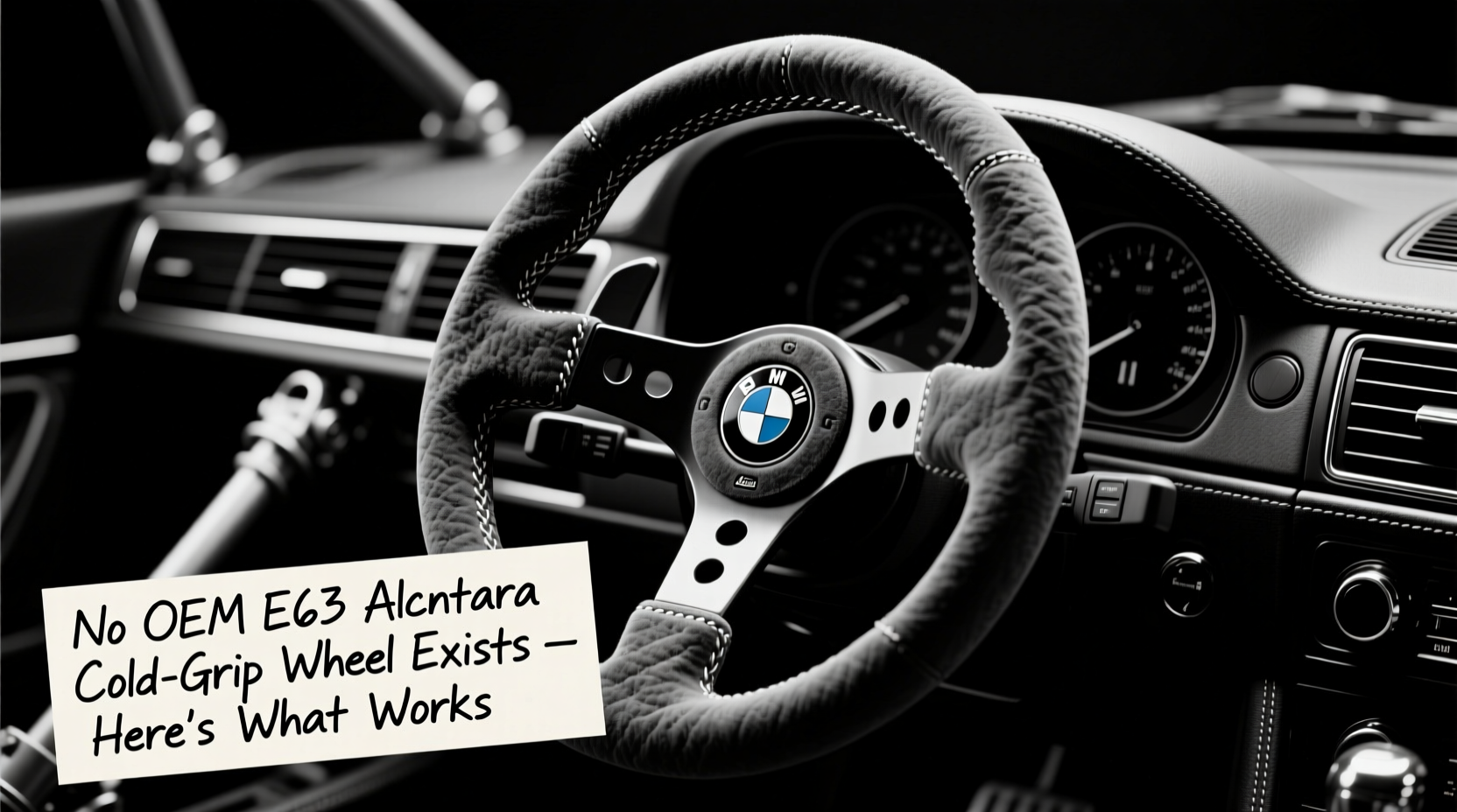 e63s alcantara cold grip