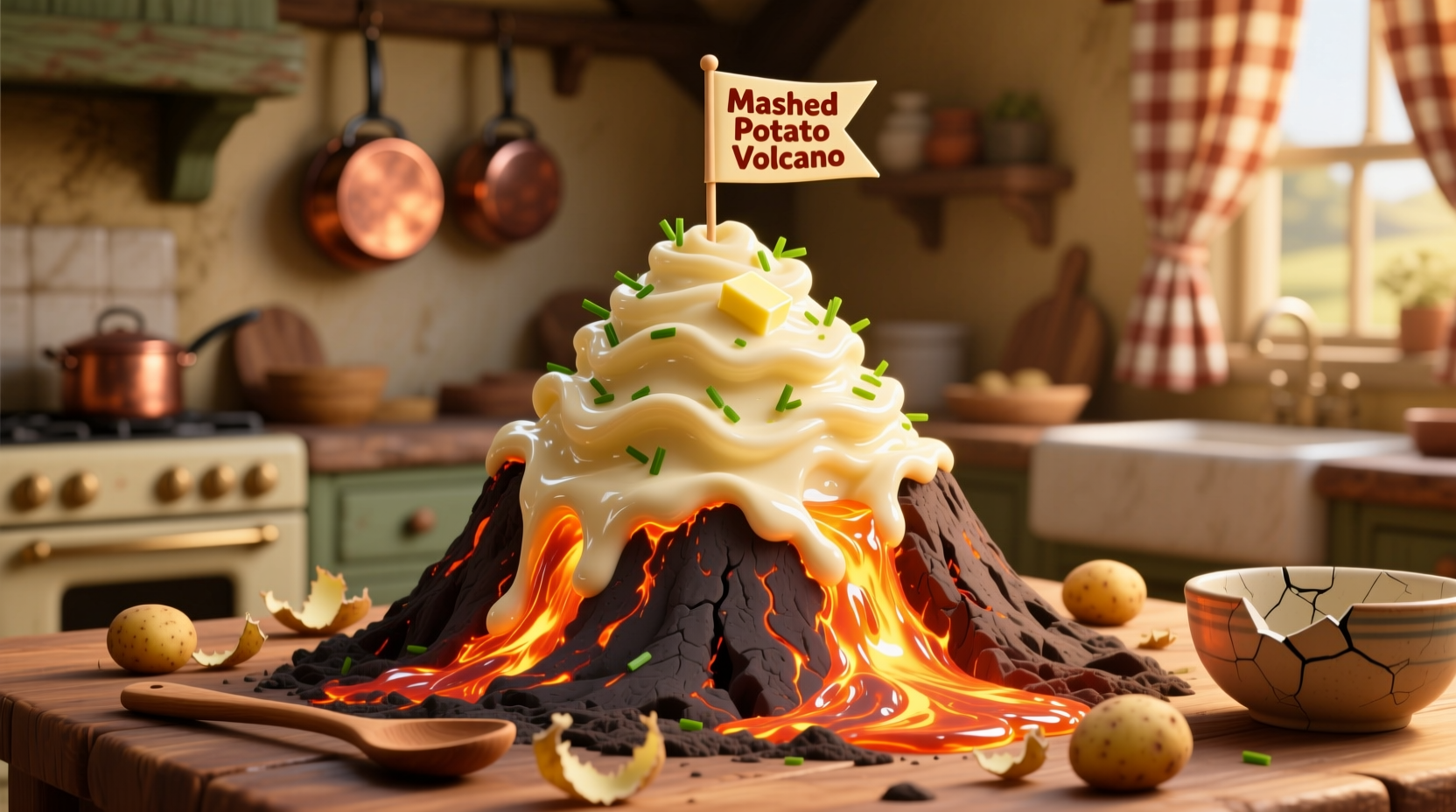 Mashed Potato Volcano: Creative Dinner Presentation Guide