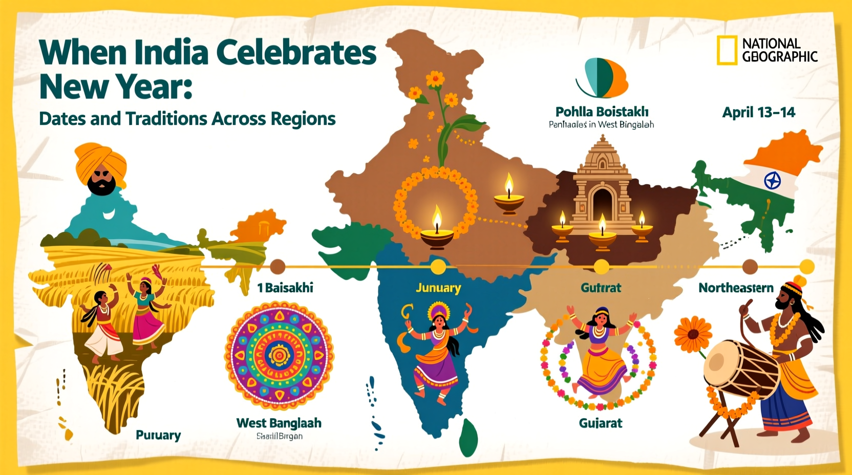 when india celebrate new year