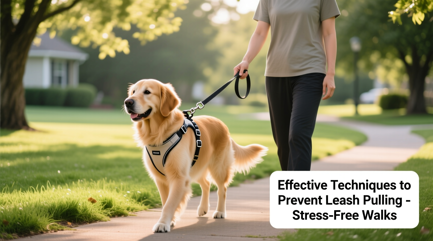 effective techniques to prevent leash pulling using a dog harness for stress free walks