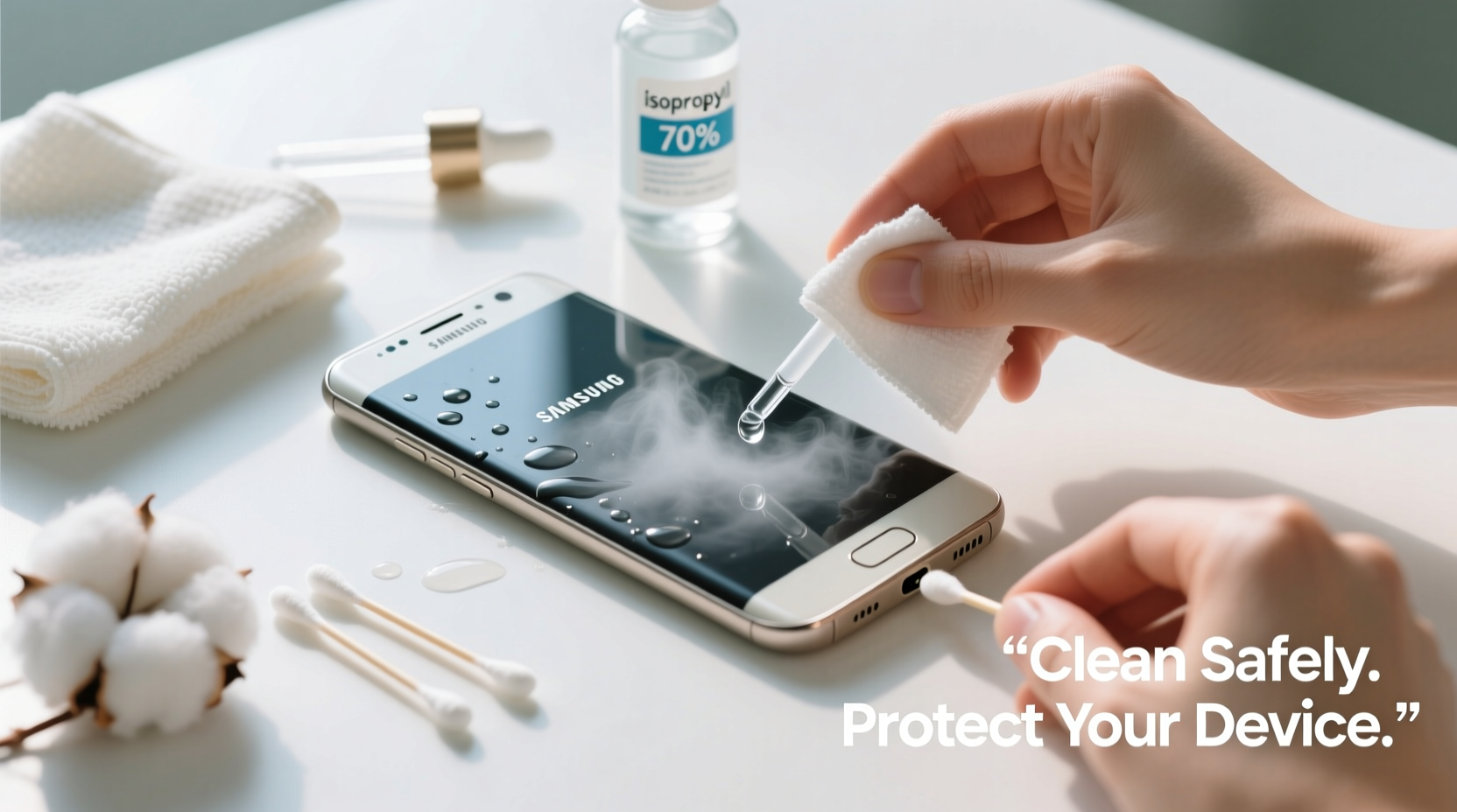 effective and safe methods to clean your samsung cell phone without damage
