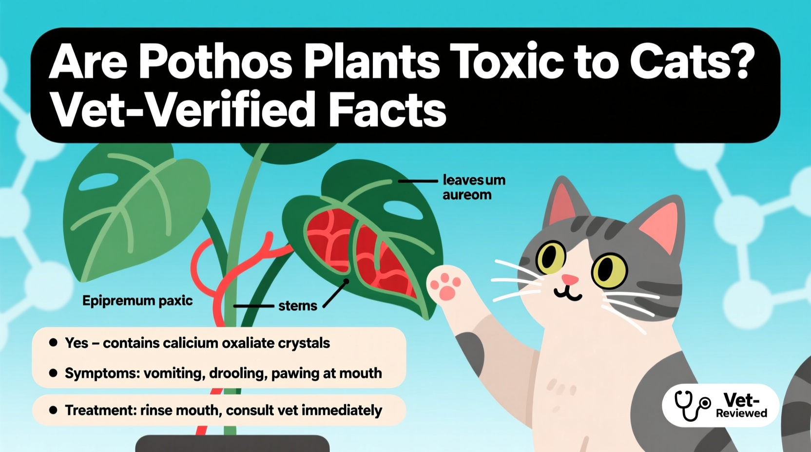 are pothos plants toxic to cats